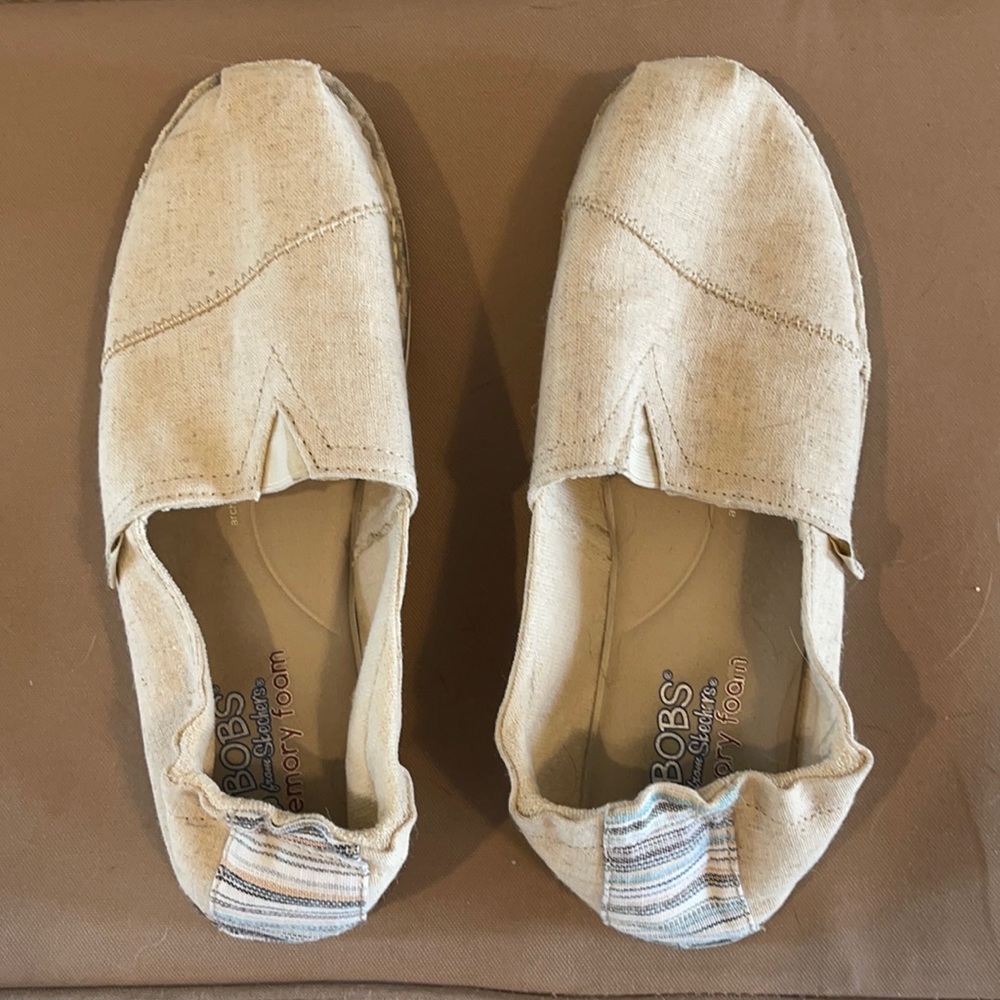 Skechers with memory foam bobs